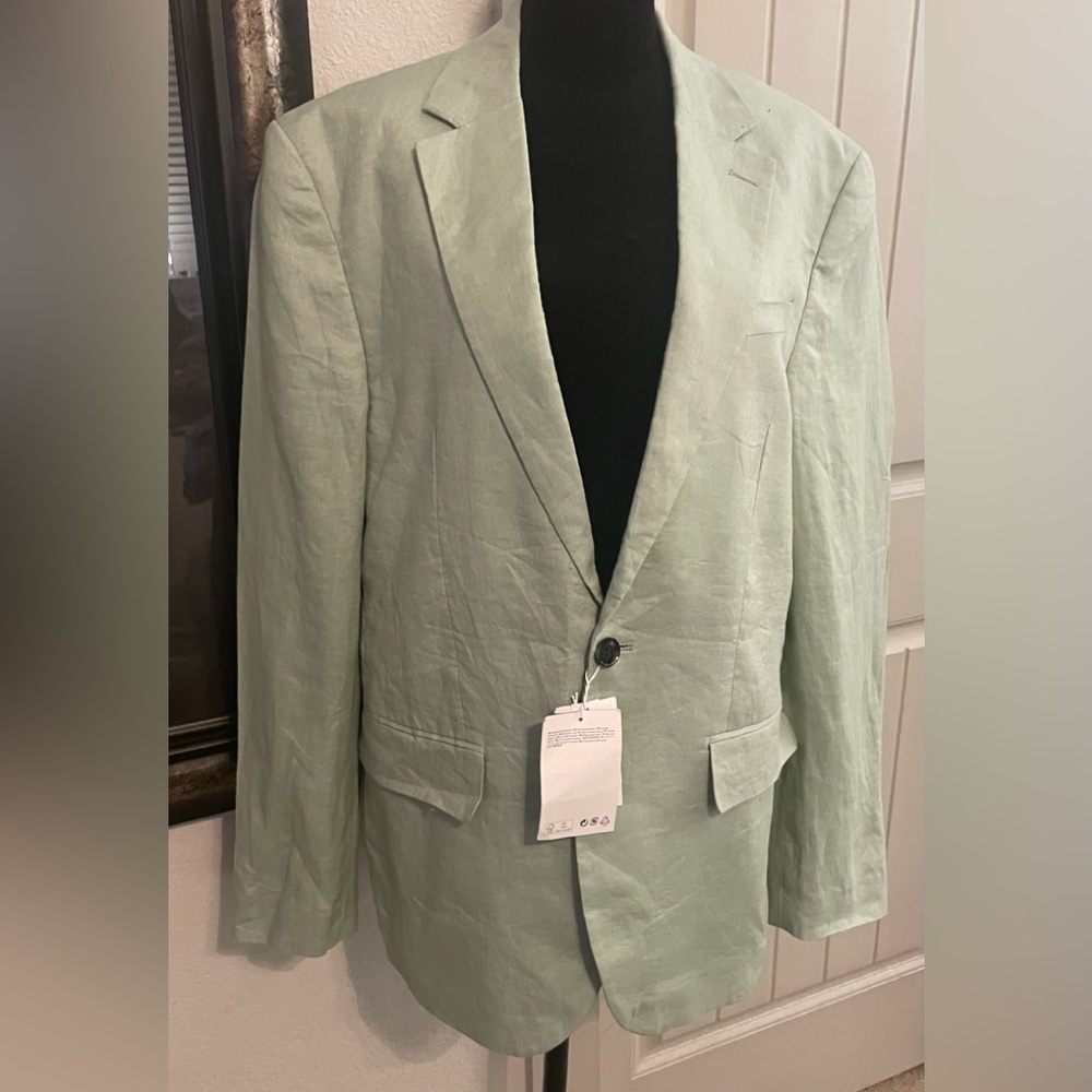 H&M Mint Green Blazer for Men